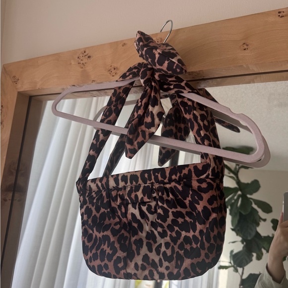 Ganni Leopard Print Women's Bag - Picture 2 of 3